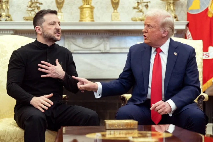 Guerra verbal entre Trump y Zelenski en la Casa Blanca