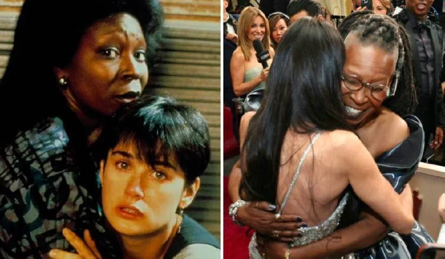 El reencuentro de Demi Moore y Whoopi Goldberg, a 35 años de "Ghost"