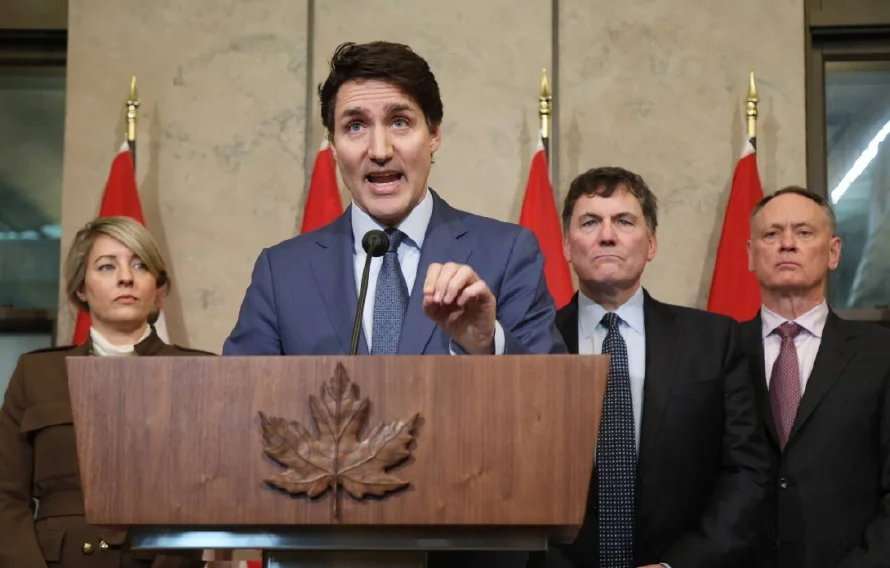 Trudeau anuncia aranceles a las importaciones de EEUU ante la guerra comercial de Trump: "No nos detendremos"