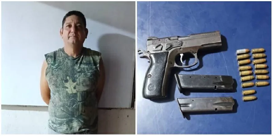 PNC arresta a militar que portaba un arma en estado de ebriedad