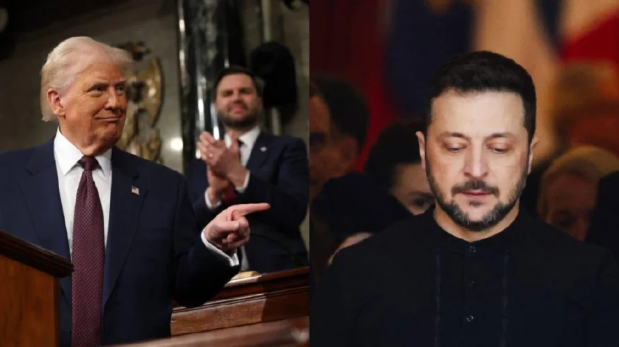 Zelenski se disculpa con ironía por no vestir "traje", un guiño a su visita a la Casa Blanca
