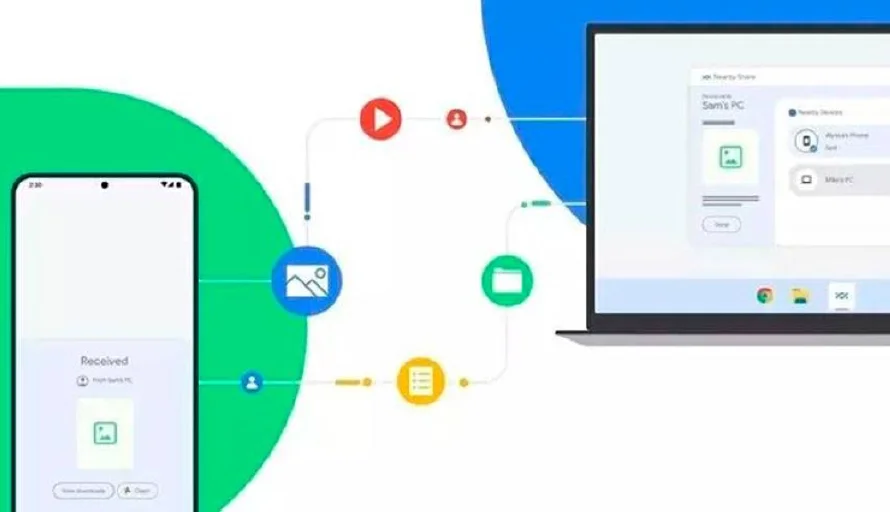 Google elimina la función "Compartir aplicaciones" de Nearby Share