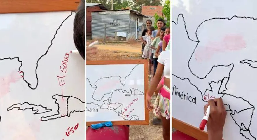 Dinámica de youtuber muestra lo poco que niños colombianos conocen de El Salvador