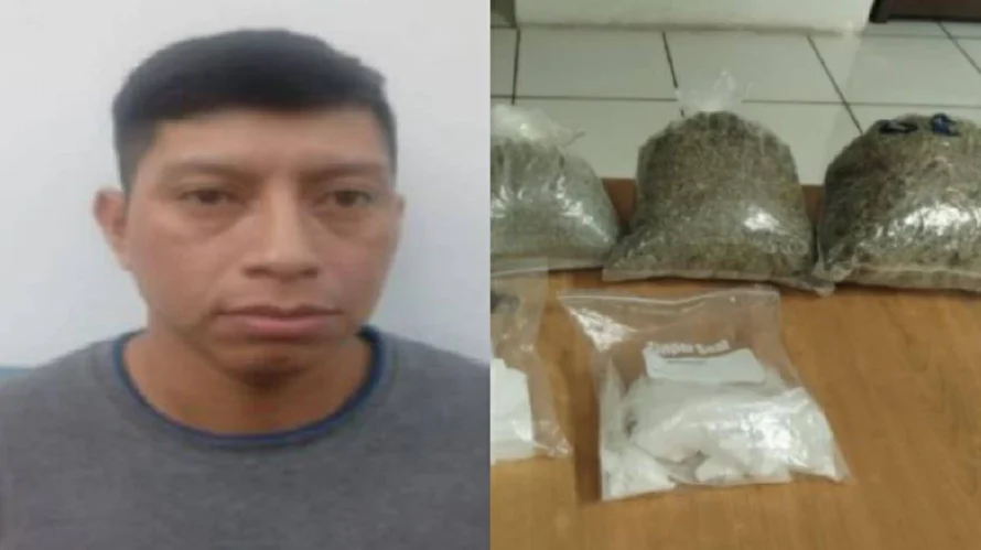 Detienen a supuesto repartidor de comida con cocaína y marihuana valoradas en más de $33,000