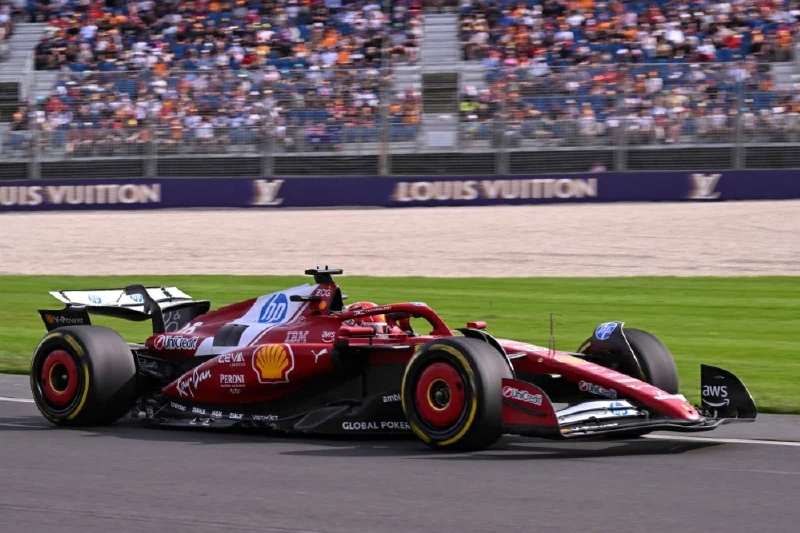 Leclerc lidera en los ensayos del Gran Premio de Australia, Hamilton quinto
