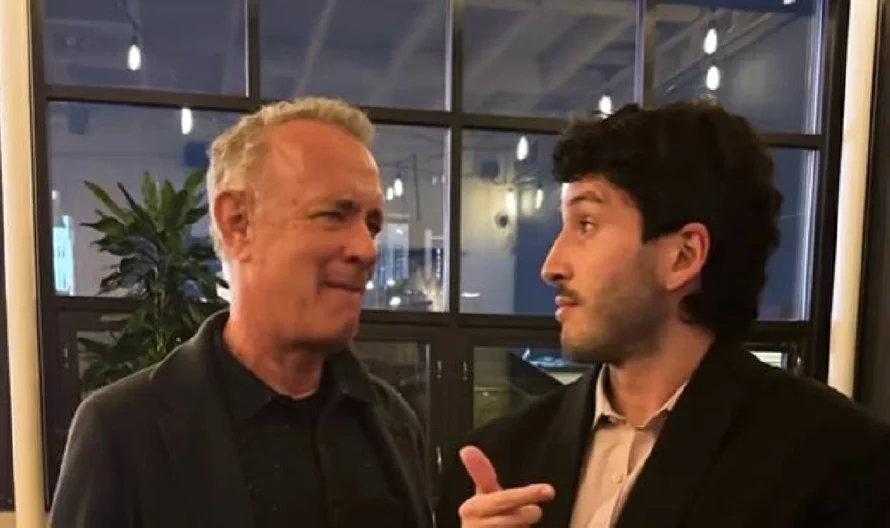 Tom Hanks colabora con Sebastián Yatra en la promoción de "La Pelirroja"