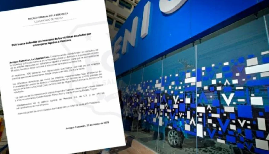 Caso Venicars acumula más de 400 denuncias, según la FGR