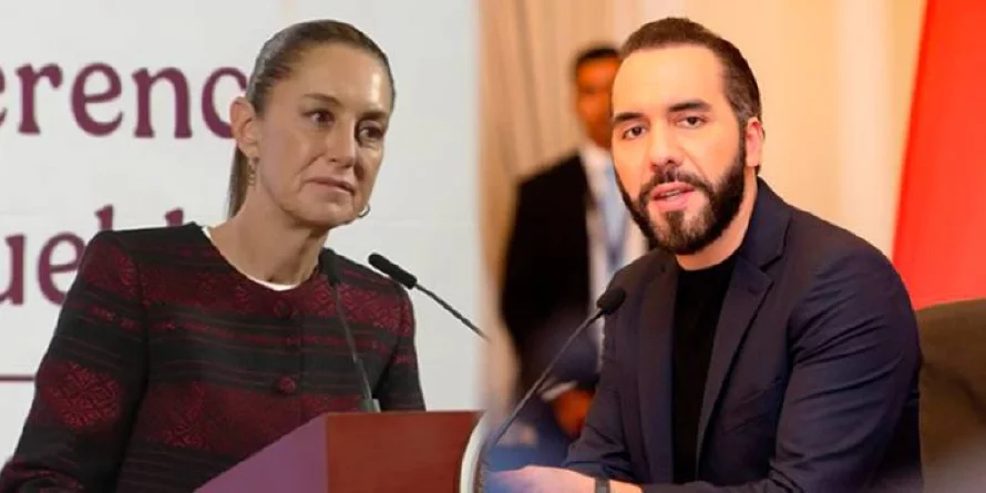 Sheinbaum pide a Bukele respeto tras sus críticas a la inseguridad de México