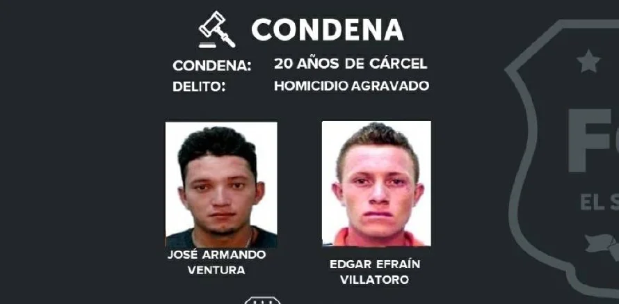 Condenan a 20 años de prisión a dos pandilleros por asesinato en ola de homicidios de marzo 2022