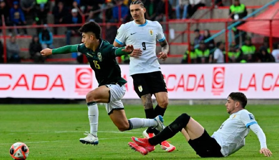 Uruguay le empata 0-0 a Bolivia en El Alto