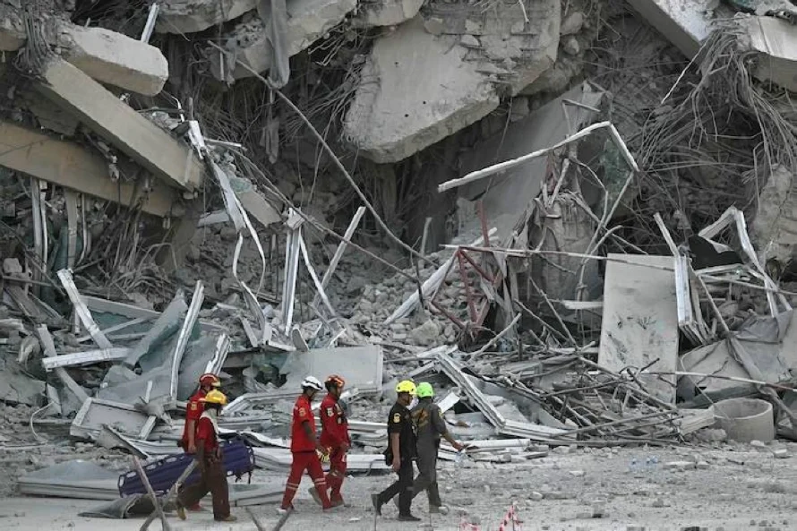 Conmoción y pánico en Bangkok ante un terremoto "devastador"
