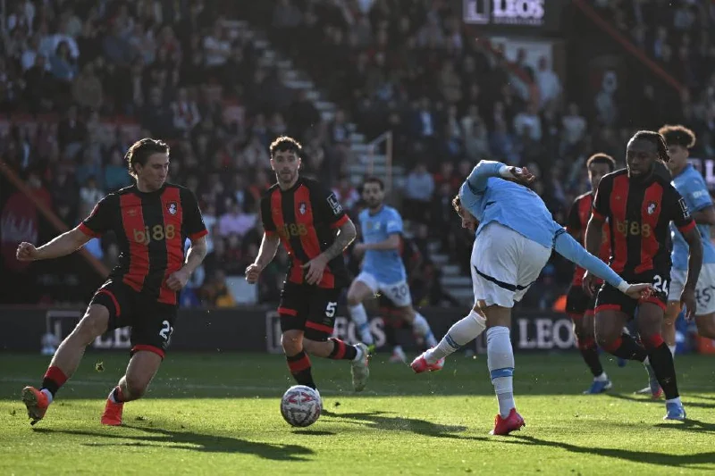 Manchester City remonta en Bournemouth y pasa a semifinales en FA Cup