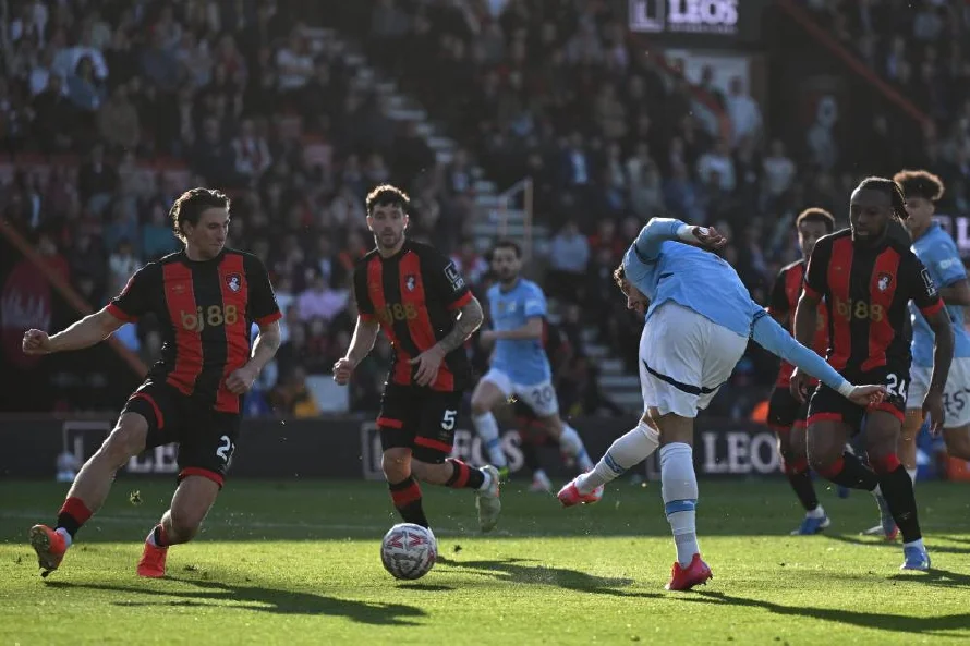 Manchester City remonta en Bournemouth y pasa a semifinales en FA Cup