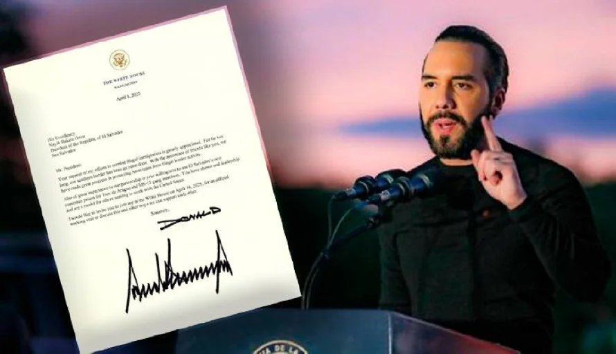 Donald Trump invita a Bukele a la Casa Blanca el 14 de abril