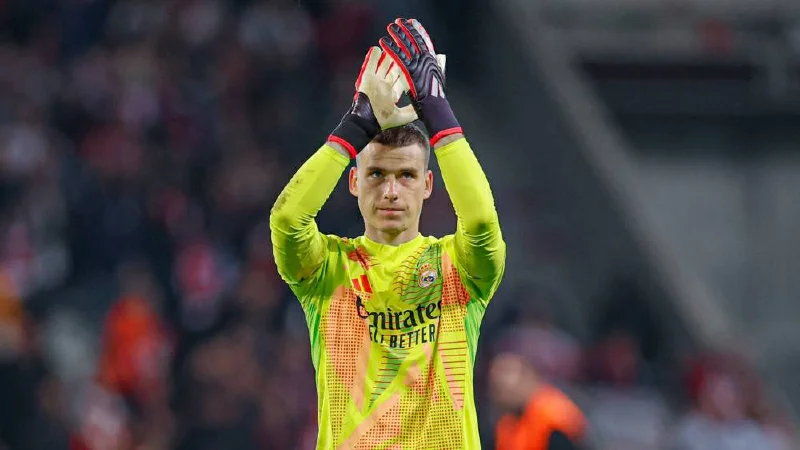 Andriy Lunin es duda contra el Valencia por unas molestias musculares