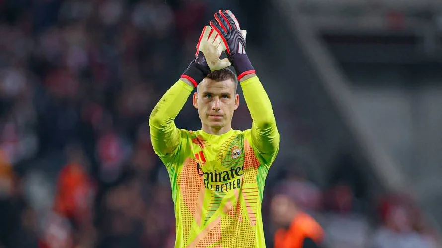 Andriy Lunin es duda contra el Valencia por unas molestias musculares
