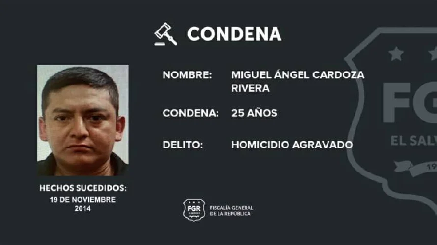 Condenan a 25 años de cárcel a pandillero por asesinar a quien creía informante de la PNC