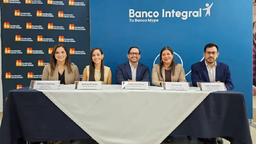 Banco Integral y Fundación Gloria de Kriete unen fuerzas para potenciar las MYPE en El Salvador