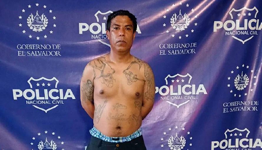 Capturan en Santa Tecla a "Blacky", corredor de la MS13