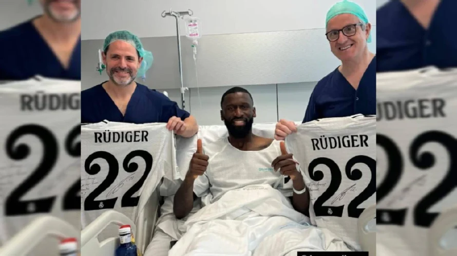 Rüdiger luego de su operación: "Por fin vuelvo a estar libre de dolor"