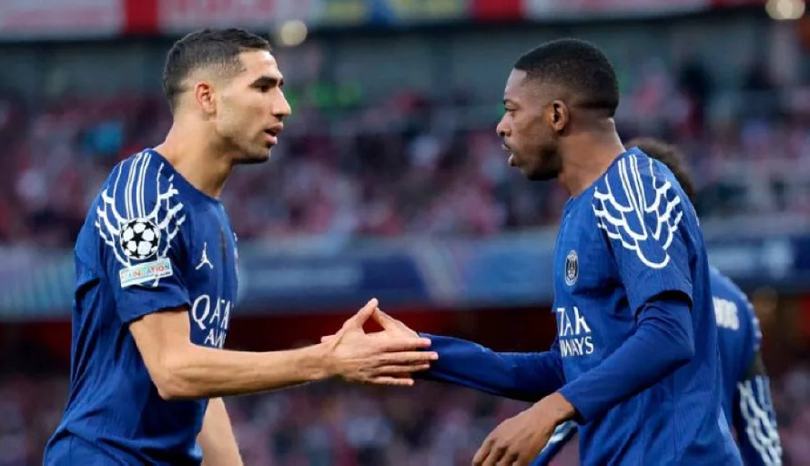 El PSG toma ventaja en las semis de Champions con un gol de Dembelé