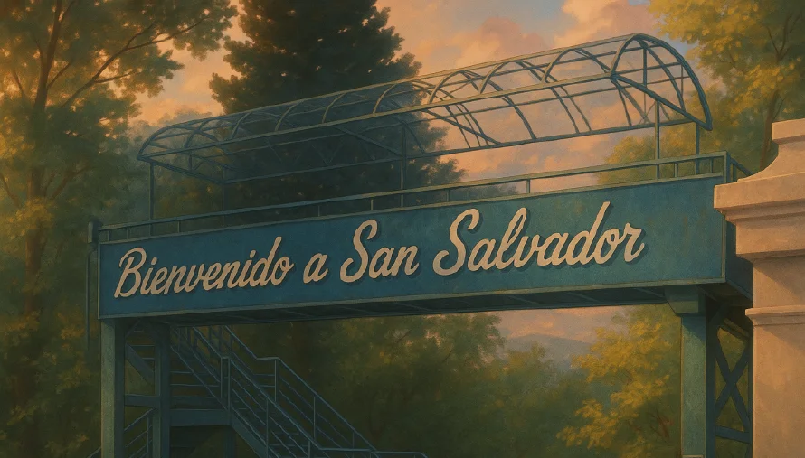 Esta película inmortalizó el icónico rótulo de "Bienvenido a San Salvador"