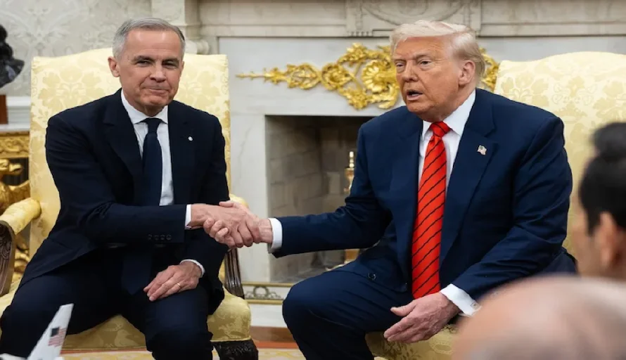 El primer ministro canadiense le dice a Trump que "Canadá no está a la venta" y este responde "nunca digas nunca"