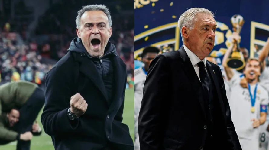 Luis Enrique elogia a Ancelotti, pero no le desea éxito en la selección de Brasil