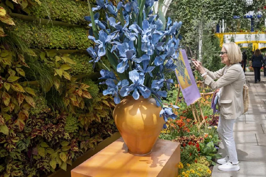 FOTOS: Lirios, rosas y girasoles de Van Gogh colorean el Jardín Botánico del Bronx