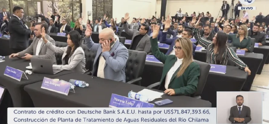 Autorizan a Hacienda a firmar préstamo para planta de aguas residuales en La Libertad por $71.8 millones