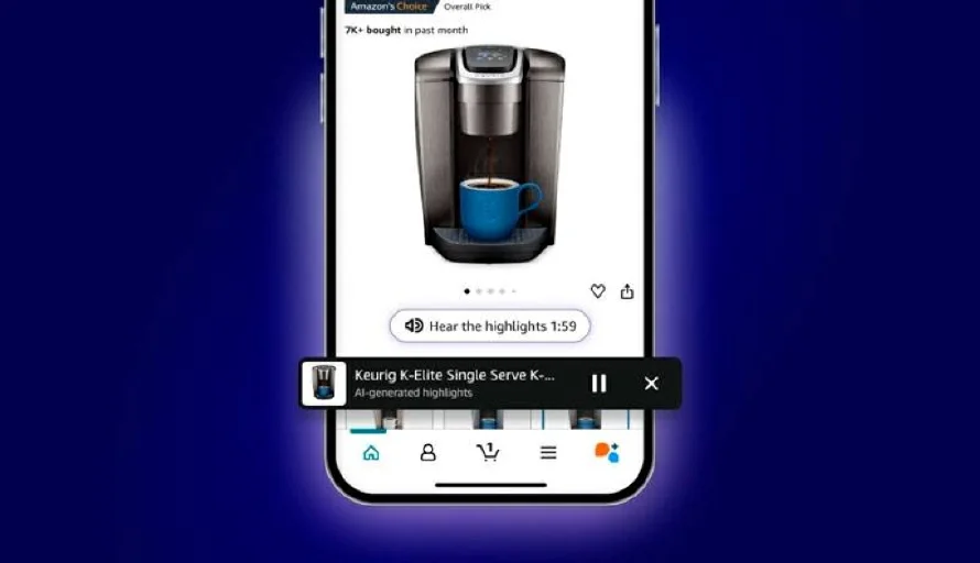 Amazon prueba los resúmenes de audio generados con IA para facilitar la decisión de compra