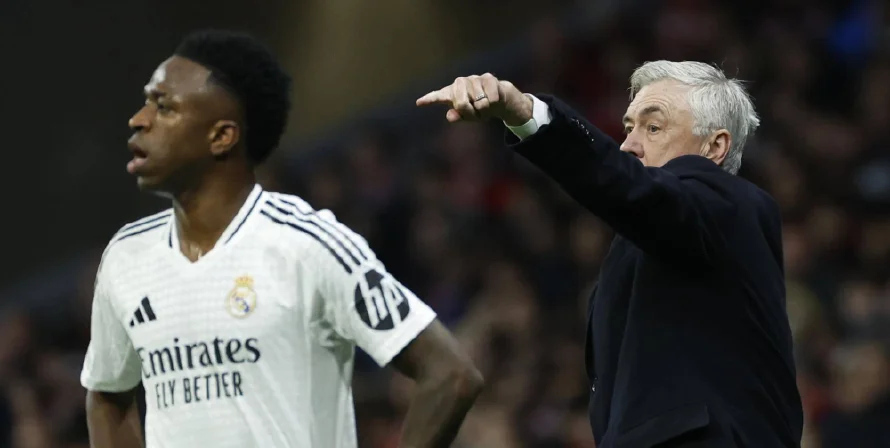 Vinícius da la bienvenida a Ancelotti a Brasil: "Eres el mejor"