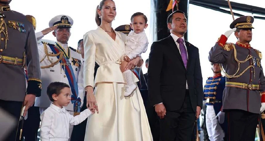 Daniel Noboa jura como presidente de Ecuador para el período 2025-2029