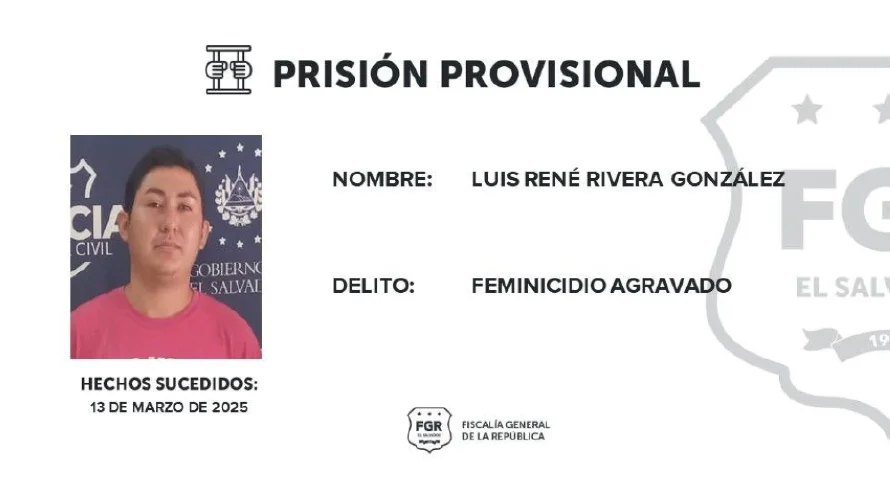 Seguirá en prisión hombre acusado de asesinar a su pareja en Usulután