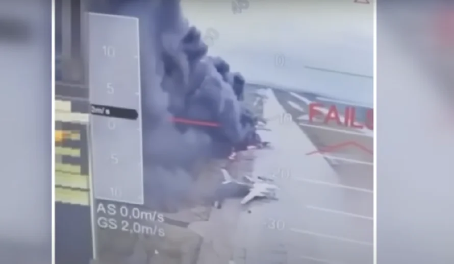 Ucrania golpea a la aviación estratégica de Rusia con un ataque a aeródromos en cinco regiones del país