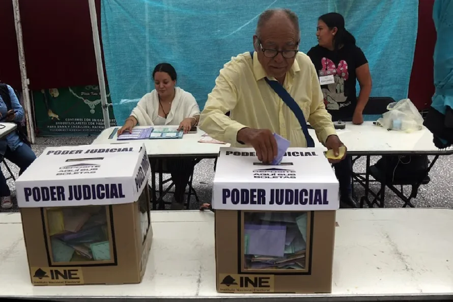 México concluye su inédita elección judicial con una participación de solo 13%