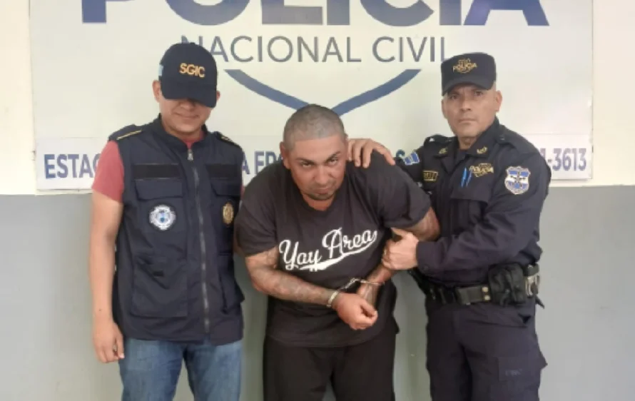 Capturan a "Barraco", un pandillero salvadoreño de la MS en Guatemala
