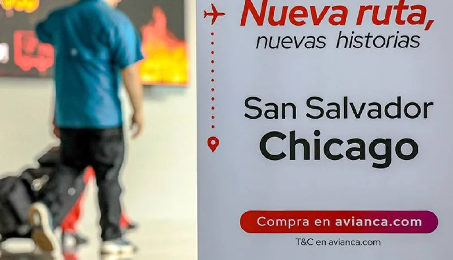 Avianca activa ruta estacional entre El Salvador y Chicago