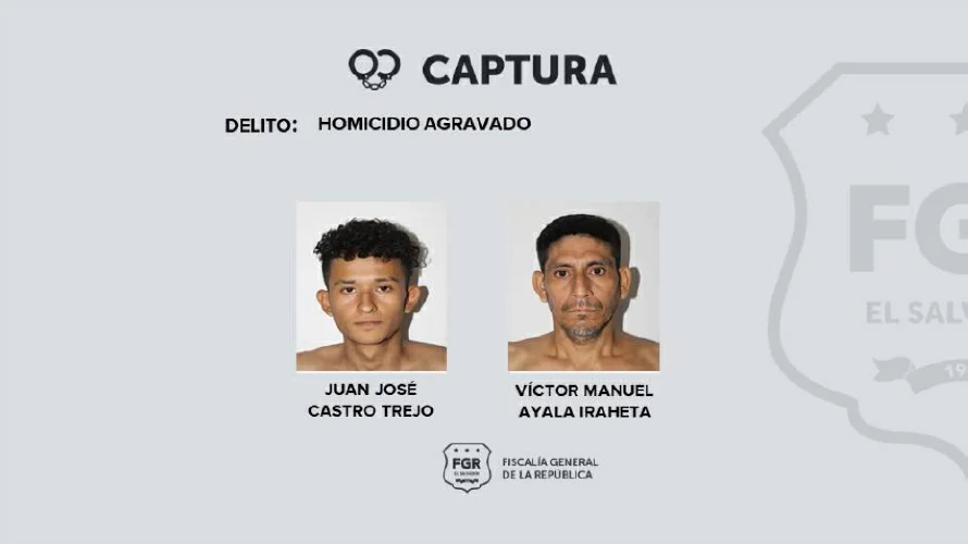 Ordenan prisión provisional para dos presuntos pandilleros del Barrio 18 por homicidio en cementerio de Jiquilisco