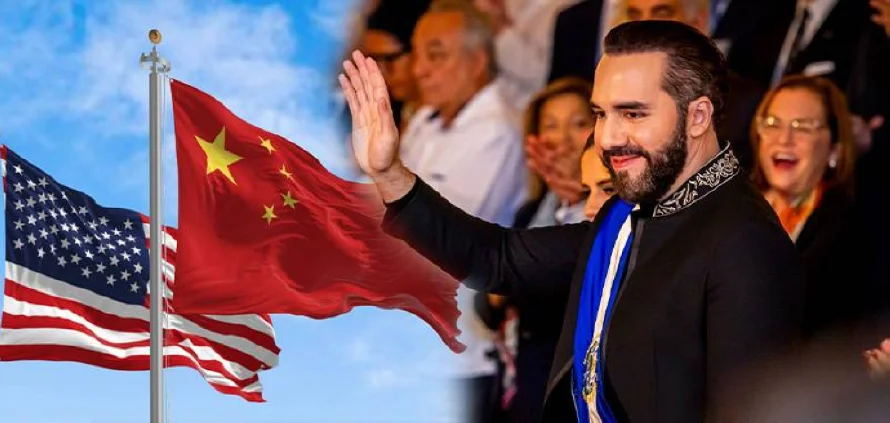 La política exterior planteada por Bukele, entre China y Estados Unidos