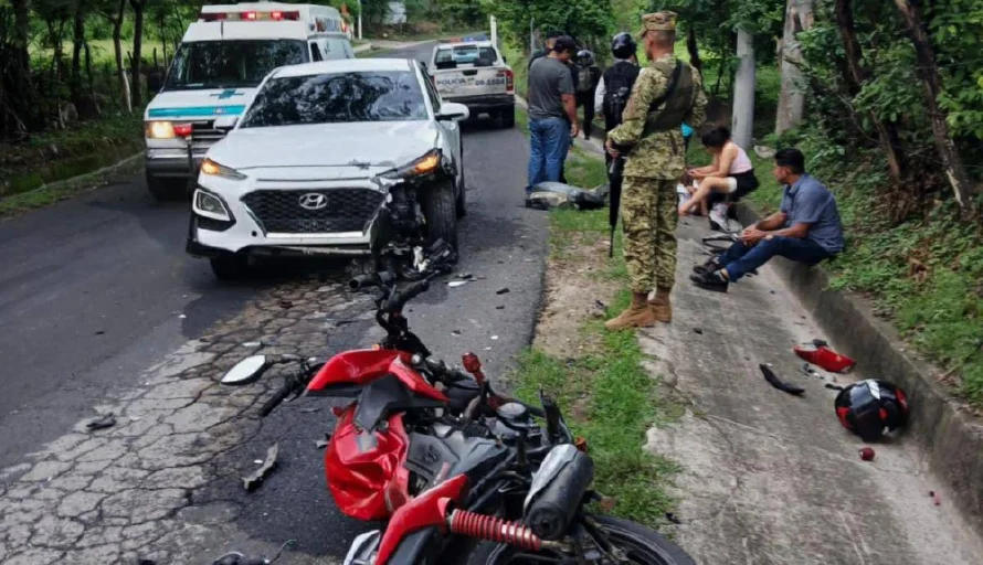 Chalatenango es el departamento en donde más han incrementado los accidentes de tránsito en 2025