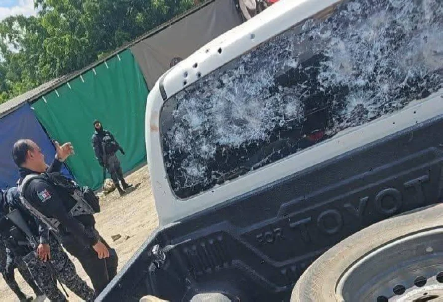 Reportan enfrentamiento armado entre policía mexicana y presuntos criminales frontera Guatemala-México