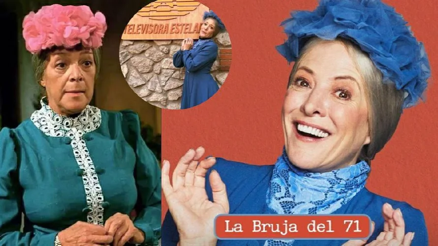 Andrea Noli embruja a la crítica como Doña Cleotilde en la bioserie de Chespirito