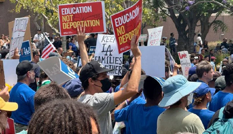 Más de 2,000 protestas en EE.UU. condenarán el "autoritarismo" de Trump