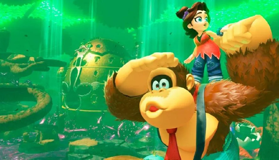 Donkey Kong Bananza maravilla con sus enemigos y jugabilidad