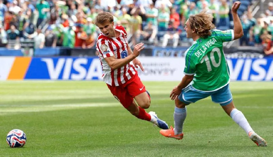 El Atlético de Madrid toma aire ante Seattle