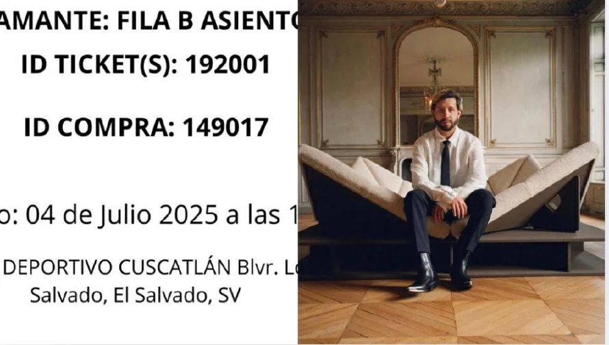 Denuncian invalidez en reventa de entradas digitales para el concierto de Mora