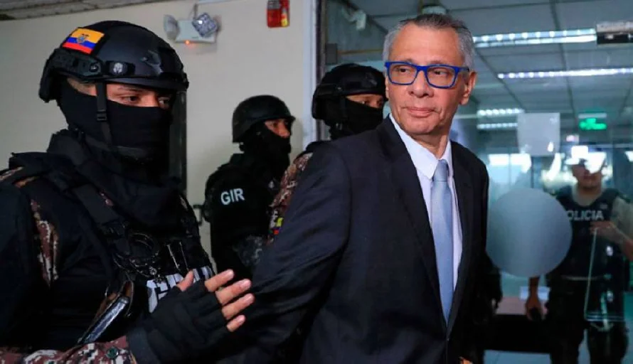 Fiscalía pide 13 años de prisión para exvicepresidente Glas por peculado