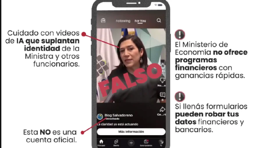 Minec denuncia suplantación de identidad de ministra de Economía para estafa de programas de inversión
