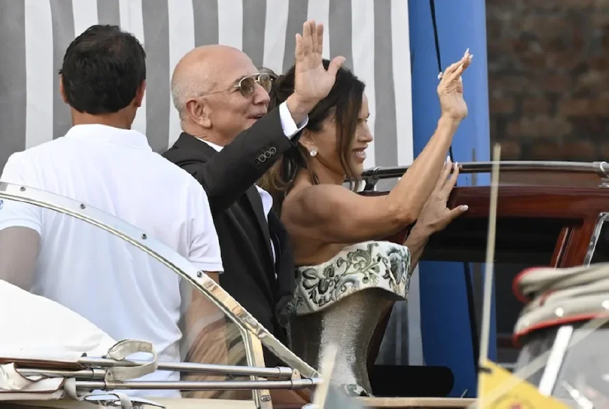 Jeff Bezos y Lauren Sánchez culminan boda con concierto en Venecia